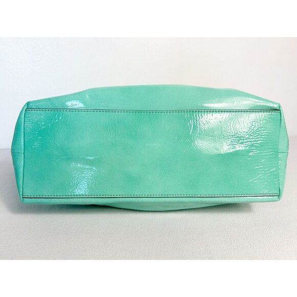 Kate Spade Veranda Place Evie Patent Leather Shoulder Bag in Fresh Air - Picture 6 of 11